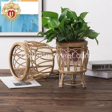 Chậu Cây Chất Liệu Mây Tre MS003